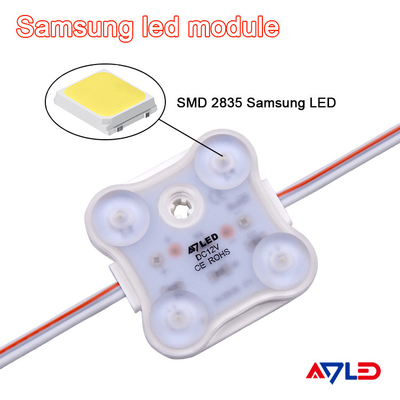 Colore 12V IP68 del quadrato 4 di Samsung 2835 della luce del modulo di colore LED di Dimmable singoli singolo per la scatola leggera